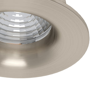 Eglo EU Saliceto Satin Nickel Aluminium LED Warm White 3-Piece Set Recessed Light