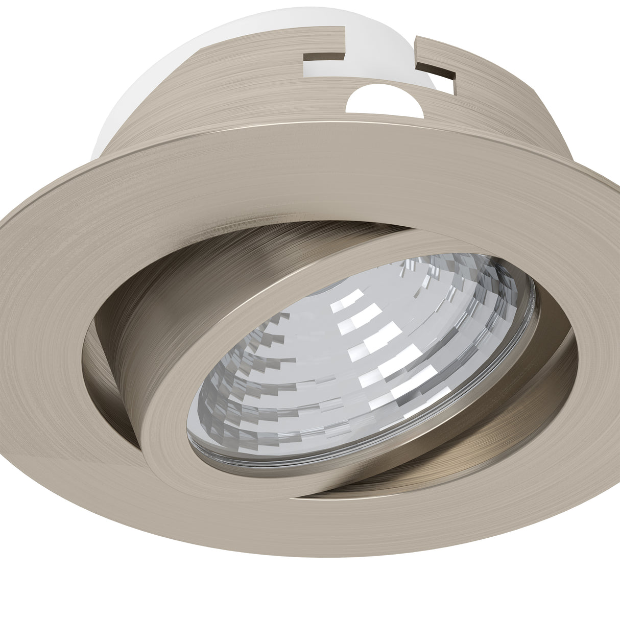 Eglo EU Saliceto Satin Nickel Aluminium LED Neutral White 3-Piece Set Recessed Light