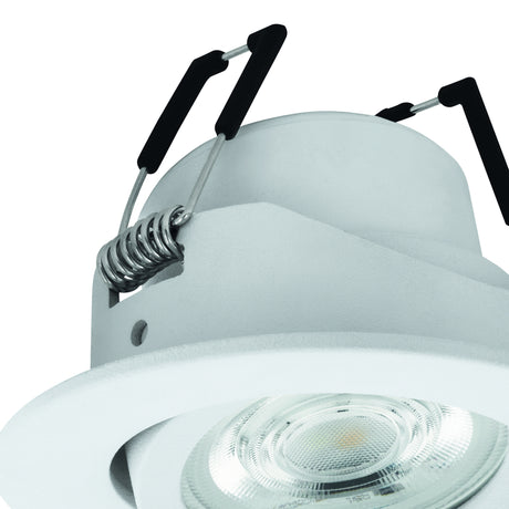 Eglo EU Saliceto-Z White Aluminium LED 3-Piece Set Recessed Light Smart Control