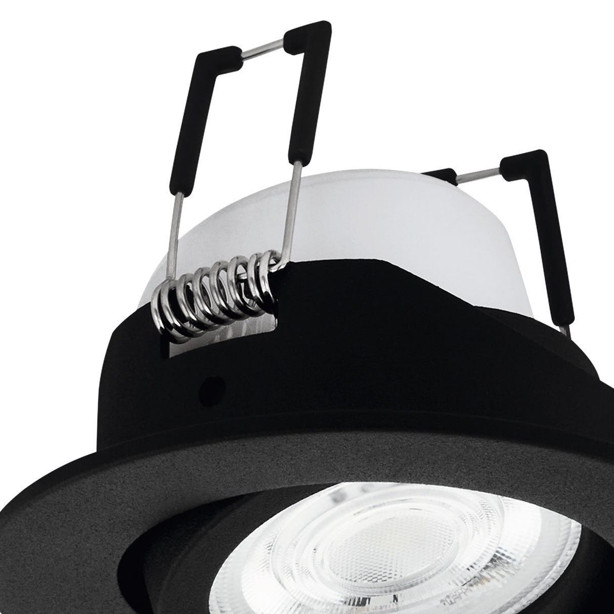 Eglo EU Saliceto-Z Black Aluminium LED 3-Piece Set Recessed Light Smart Control