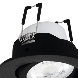 Eglo EU Saliceto-Z Black Aluminium LED 3-Piece Set Recessed Light Smart Control