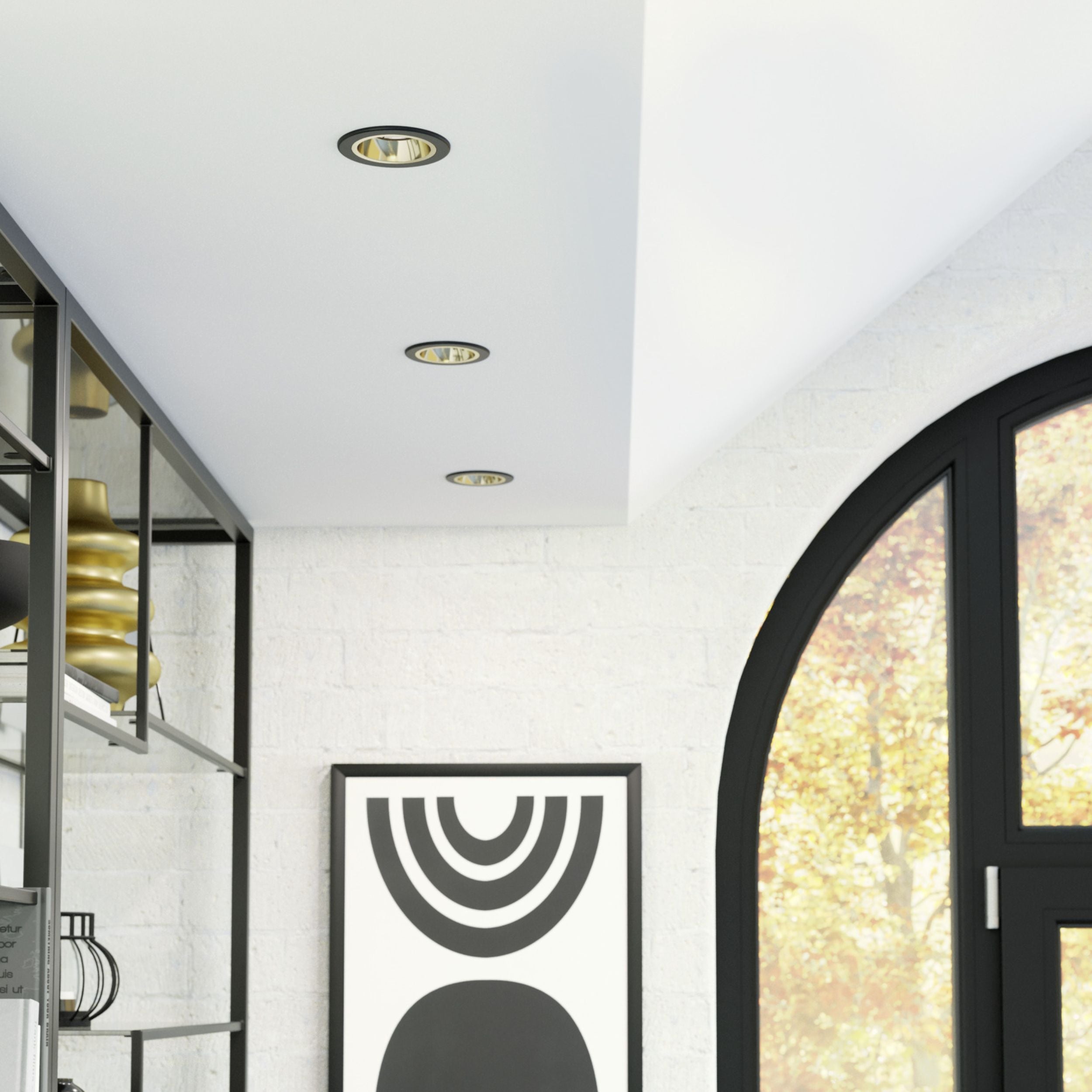Eglo EU YEBRA Recessed LED Light – White, IP44, Dimmable, CCT Selectable, Warm to Cool White Indoor Downlight