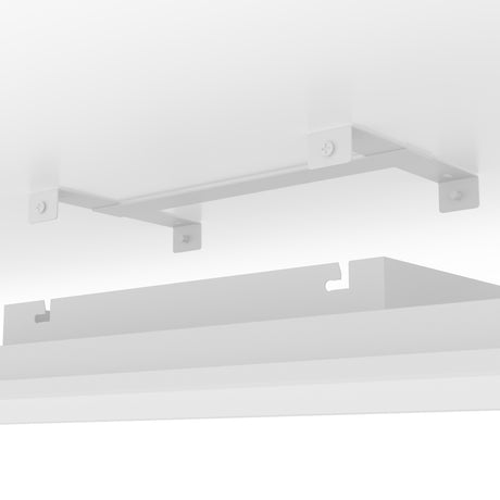 Eglo EU Moradillo-R White Steel LED Ceiling Light, 29.5 x 119.5cm, Tuneable White