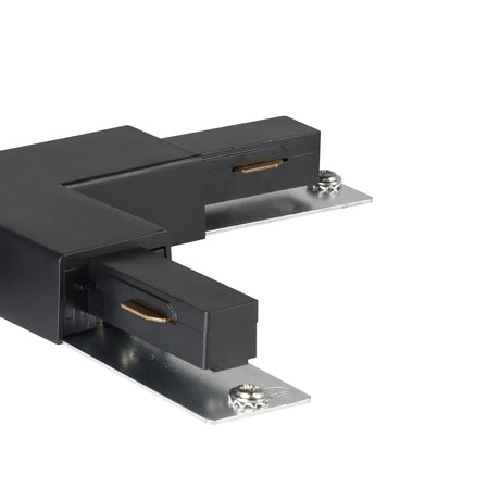 Eglo EU EASYT T?Connector – Black Plastic, Track Lighting Component, Indoor Use