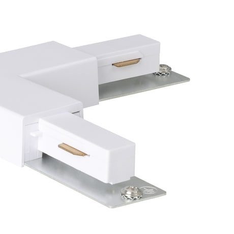 Eglo EU EASYT T?Connector – White Plastic, Track Lighting Component, Indoor Use