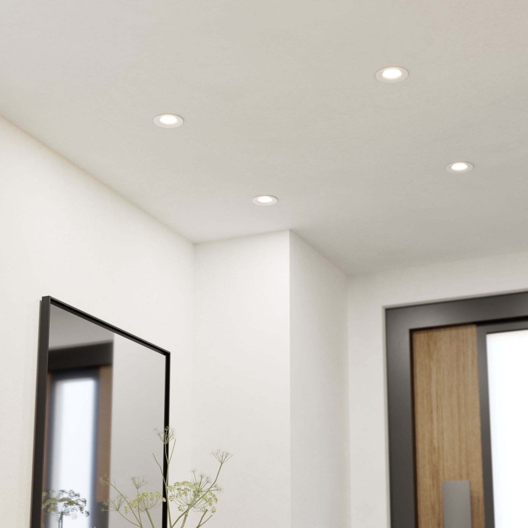 Eglo EU Saliceto Satin Nickel Aluminium LED Neutral White Single Recessed Light, 88 x 56mm product image - Endon Lighting from First Light Direct with great prices and fast UK delivery