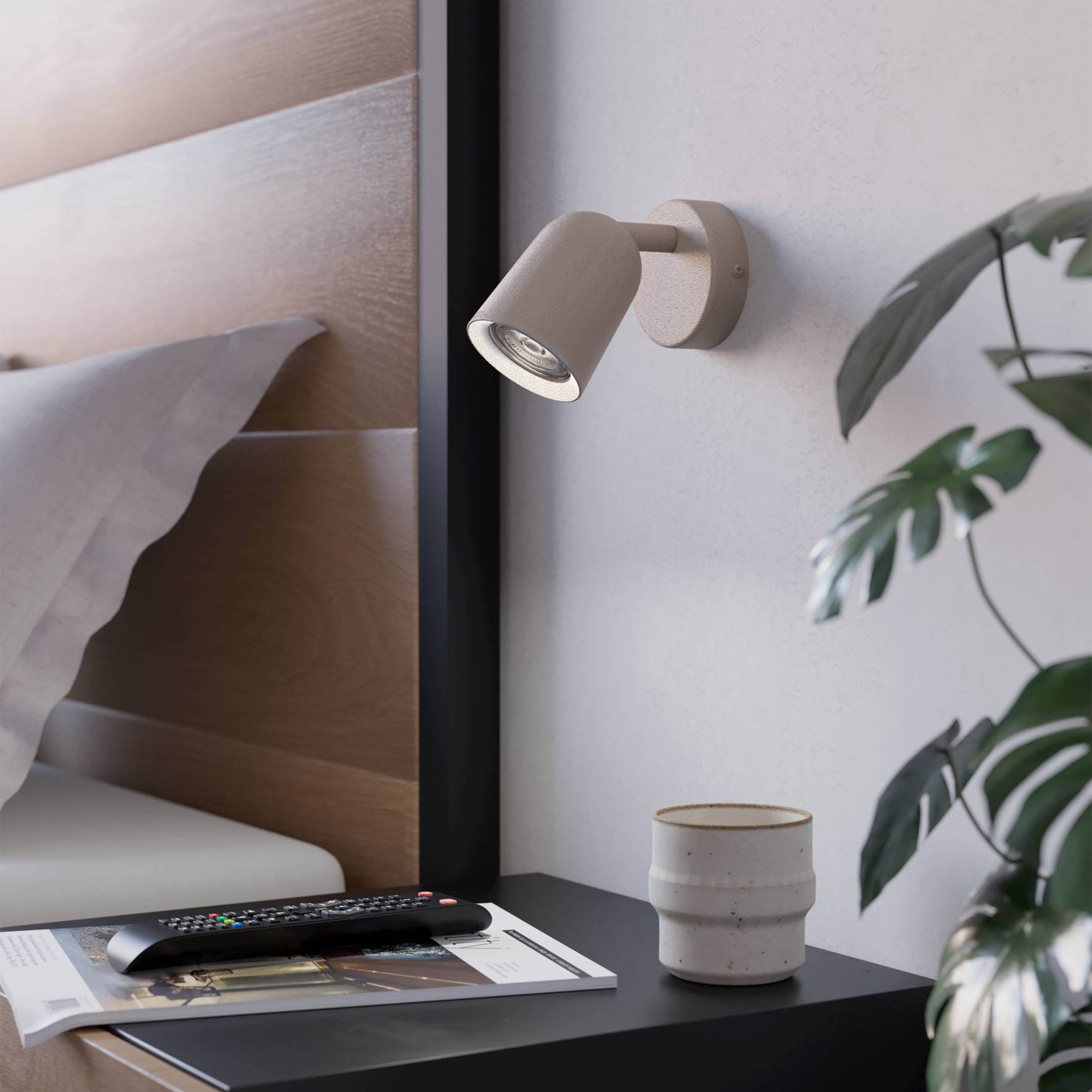 Eglo EU Camaldoli LED Dual Ceiling Spotlight Sandy Steel product image - Endon Lighting from First Light Direct with great prices and fast UK delivery