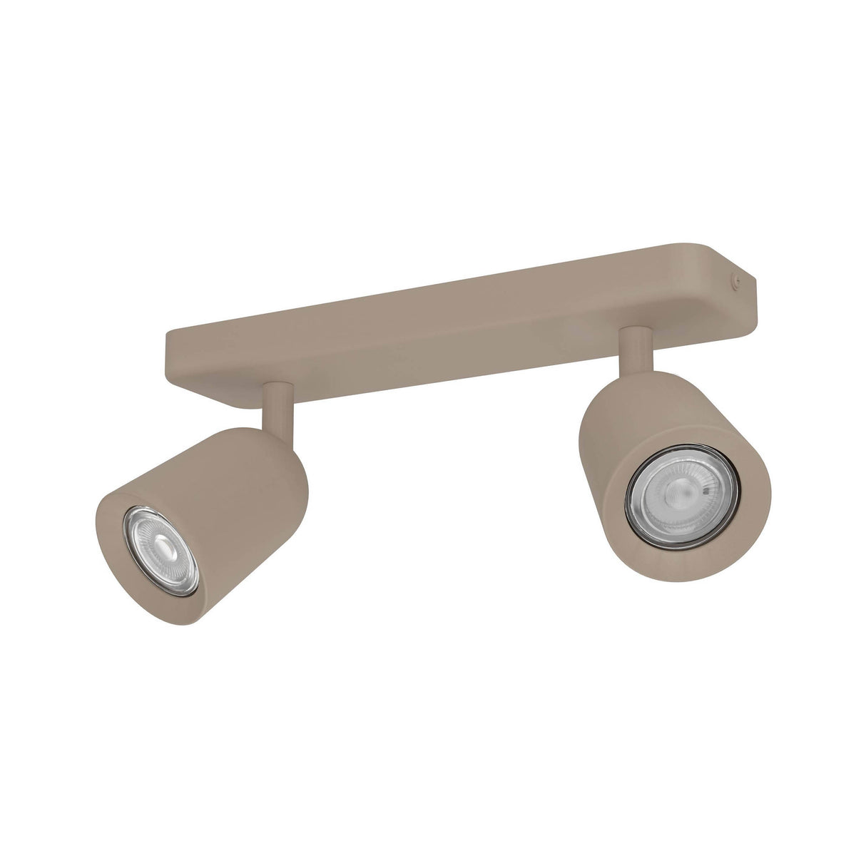 Eglo EU Camaldoli LED Dual Ceiling Spotlight Sandy Steel