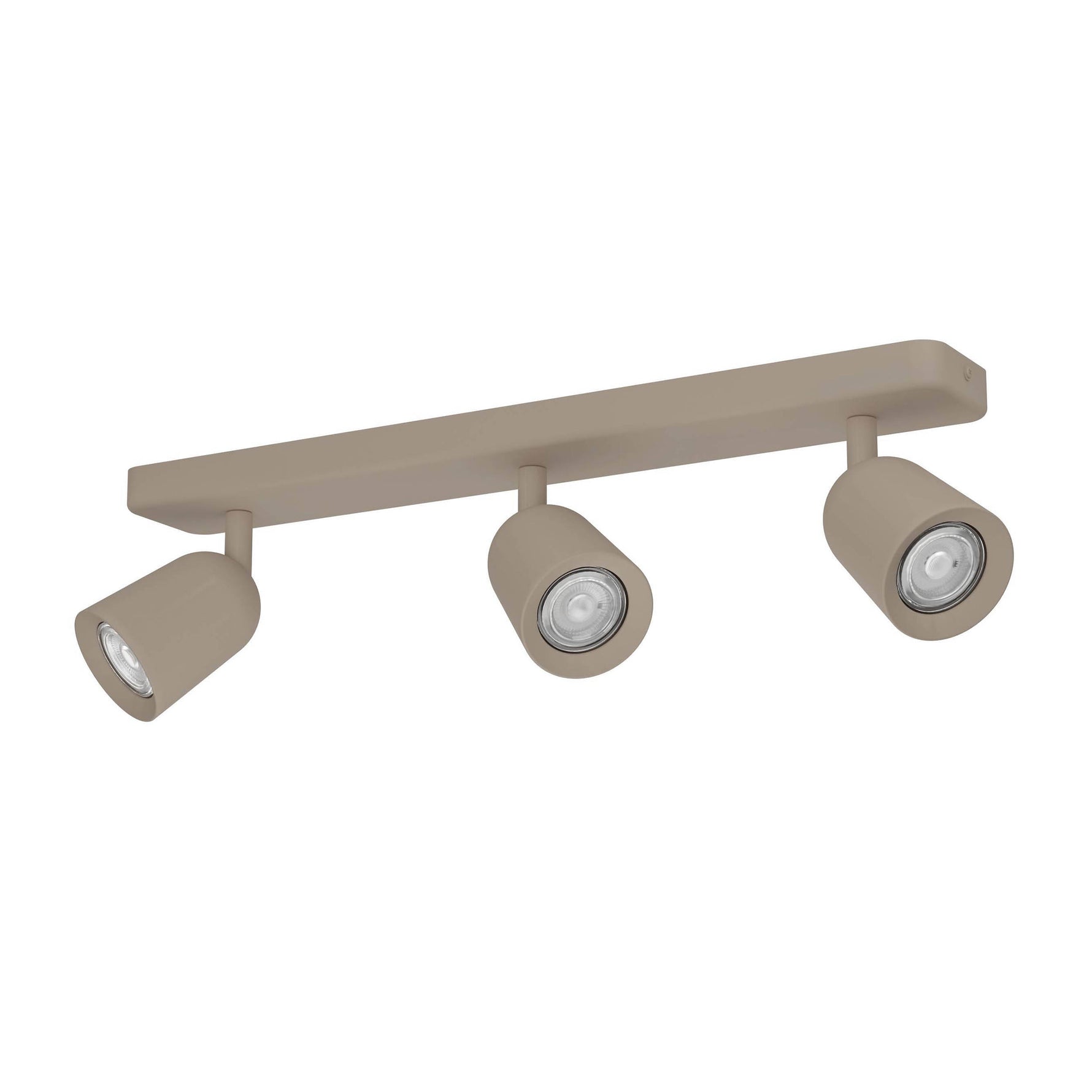 Eglo EU Camaldoli LED Triple Ceiling Spotlight Sandy Steel product image - Endon Lighting from First Light Direct with great prices and fast UK delivery