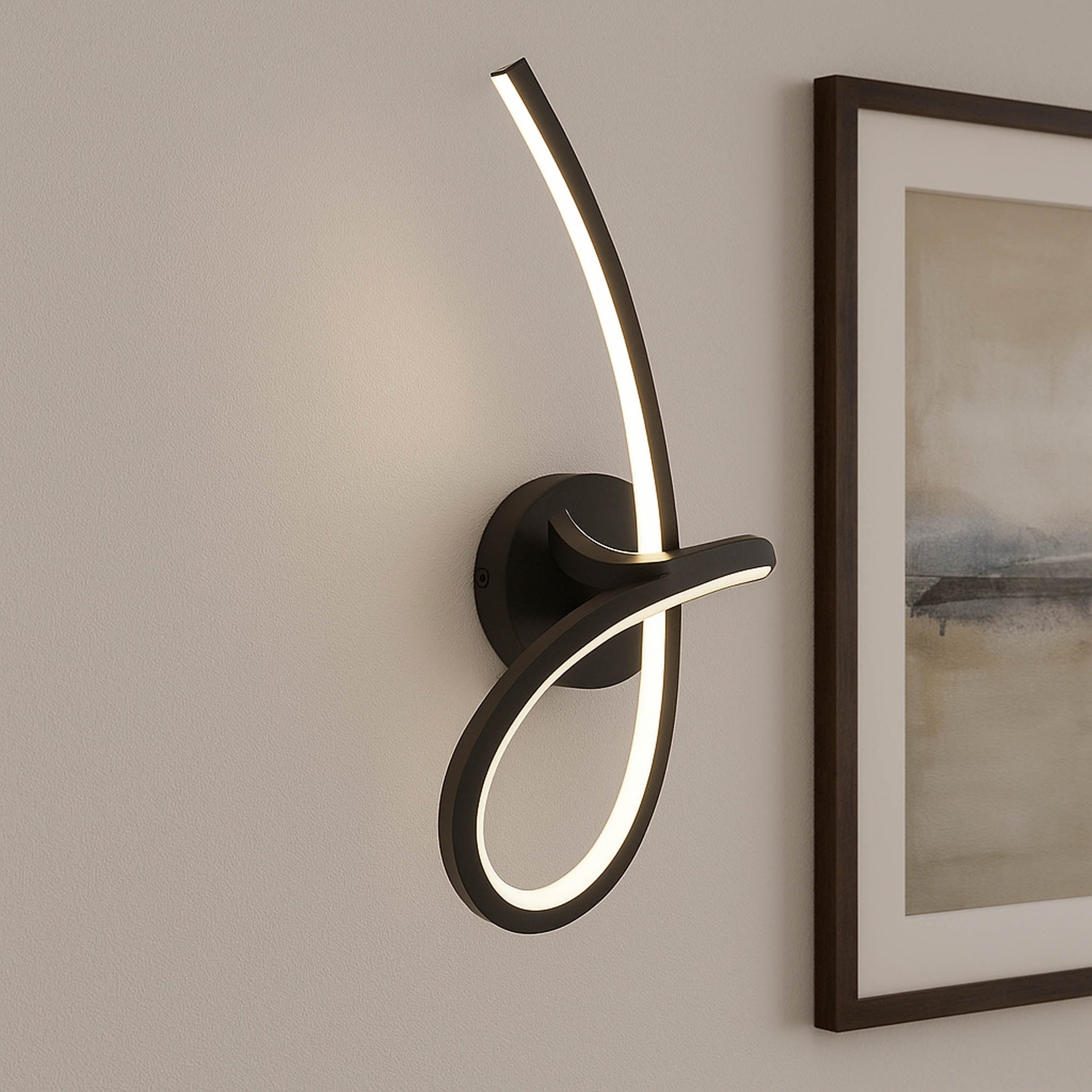 Eglo EU Castagneto LED Ceiling Light White with Motion Sensor 31cm product image - Endon Lighting from First Light Direct with great prices and fast UK delivery