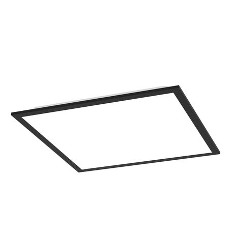 Eglo EU Moradillo Black Steel LED Ceiling Light, 39.3 x 39.3cm, Tricolour