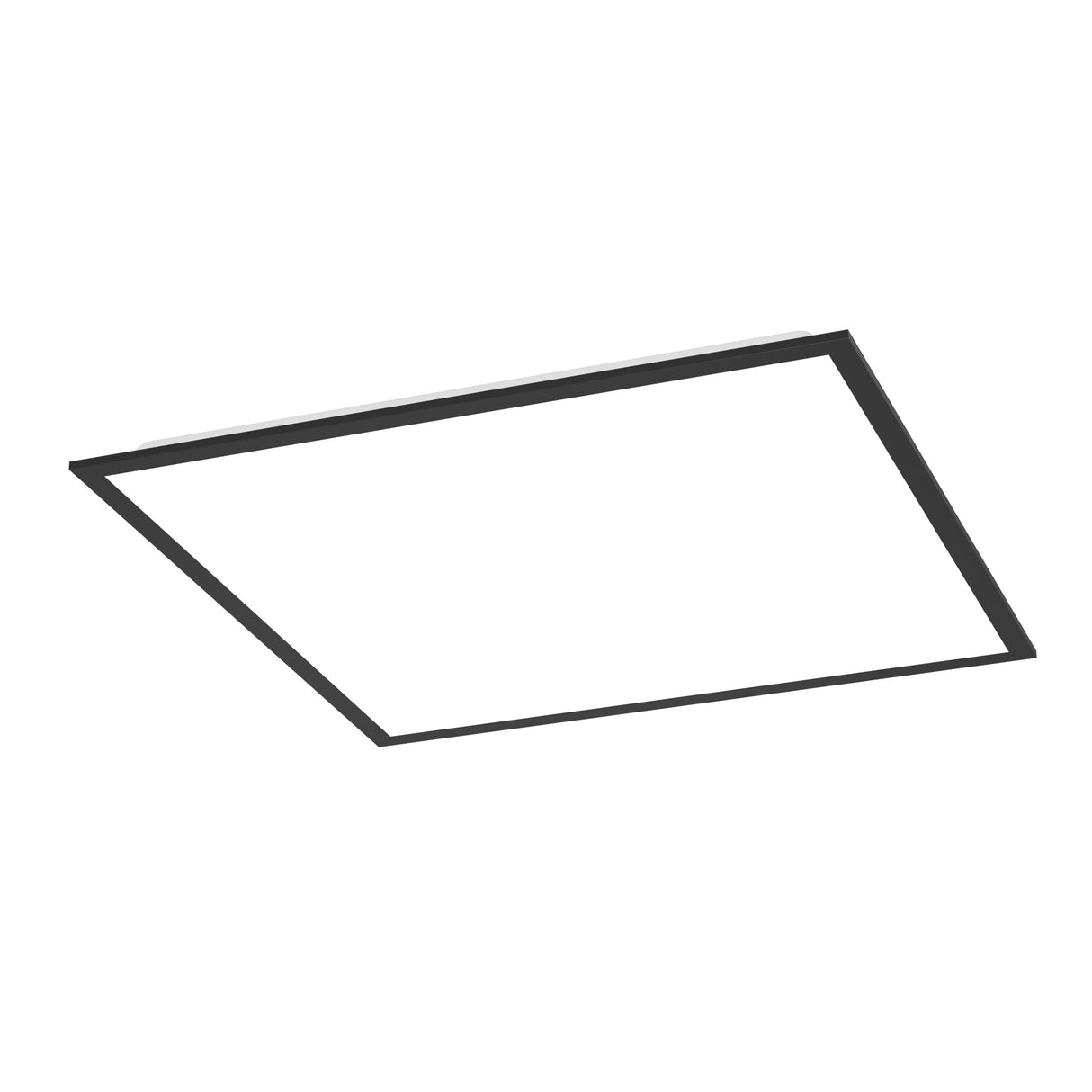 Eglo EU Moradillo Black Steel LED Ceiling Light, 59.5cm, Tricolour