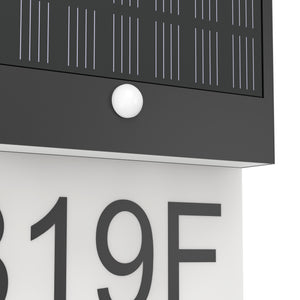 Eglo EU CONETTIMARA Solar Outdoor Wall Light – Black Textured Plastic, Motion Sensor, Warm White, IP44 Garden Lighting