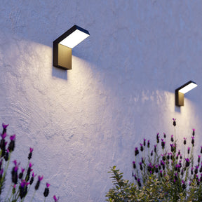 Eglo EU GROTTAZZOLINA Outdoor LED Wall Light – Black Aluminium, Warm White, IP65 Exterior Lighting