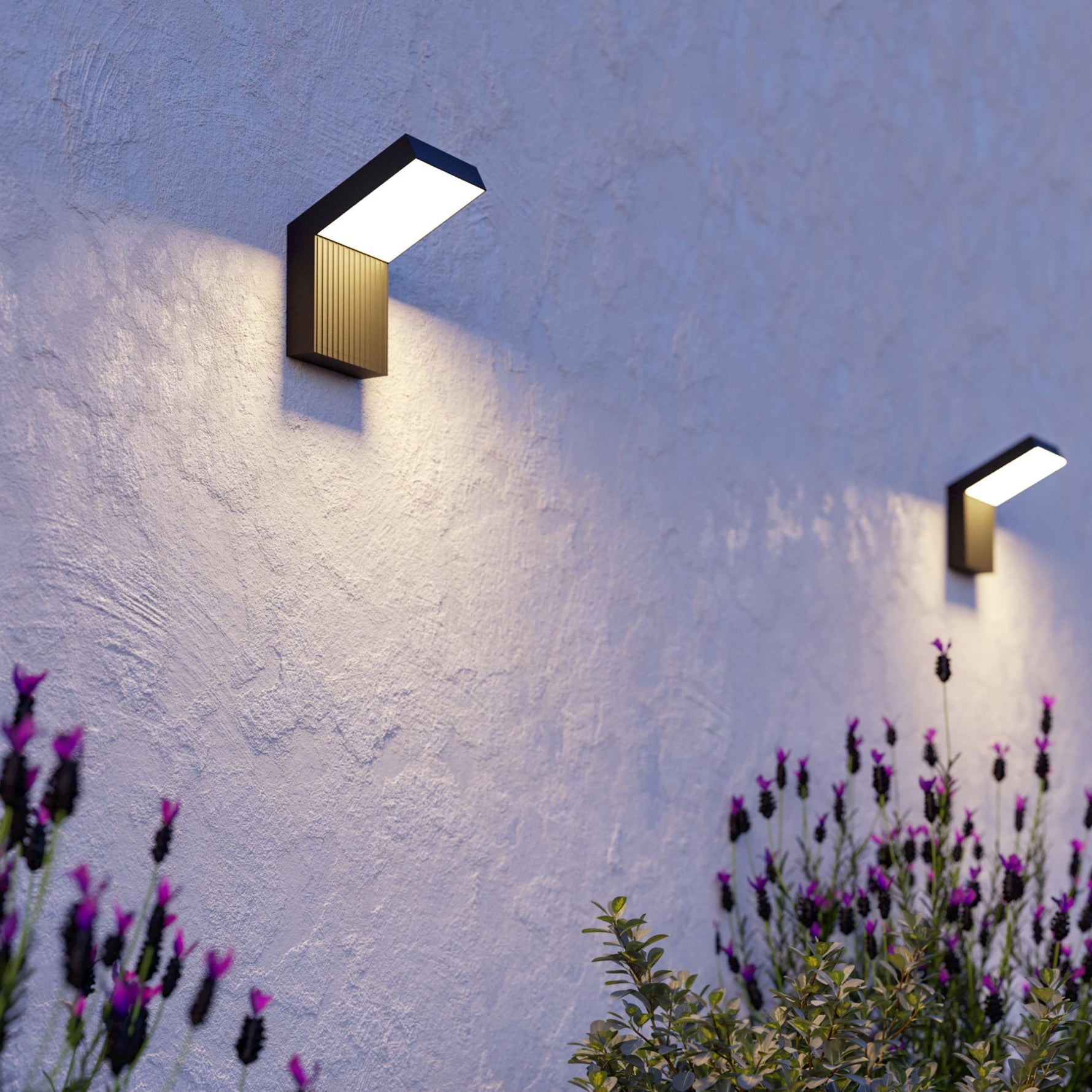 Eglo EU GROTTAZZOLINA Outdoor LED Wall Light – Black Aluminium, Motion Sensor, Warm White, IP65 Exterior Lighting