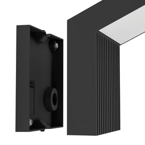 Eglo EU GROTTAZZOLINA Outdoor LED Wall Light – Black Aluminium, Warm White, IP65 Exterior Lighting