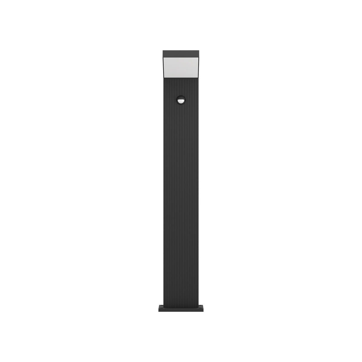 Eglo EU Grottazzonlina Black Aluminium LED Outdoor Floor Light With Motion Sensor