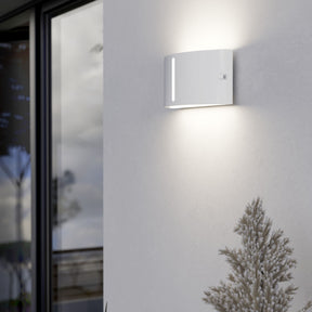 Eglo EU POGGIARELLO Wall Light – White, IP54, E14, Compact Outdoor Wall Lighting