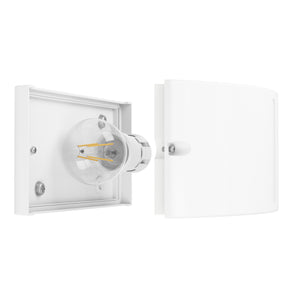 Eglo EU POGGIARELLO Wall Light – White, IP54, E14, Compact Outdoor Wall Lighting