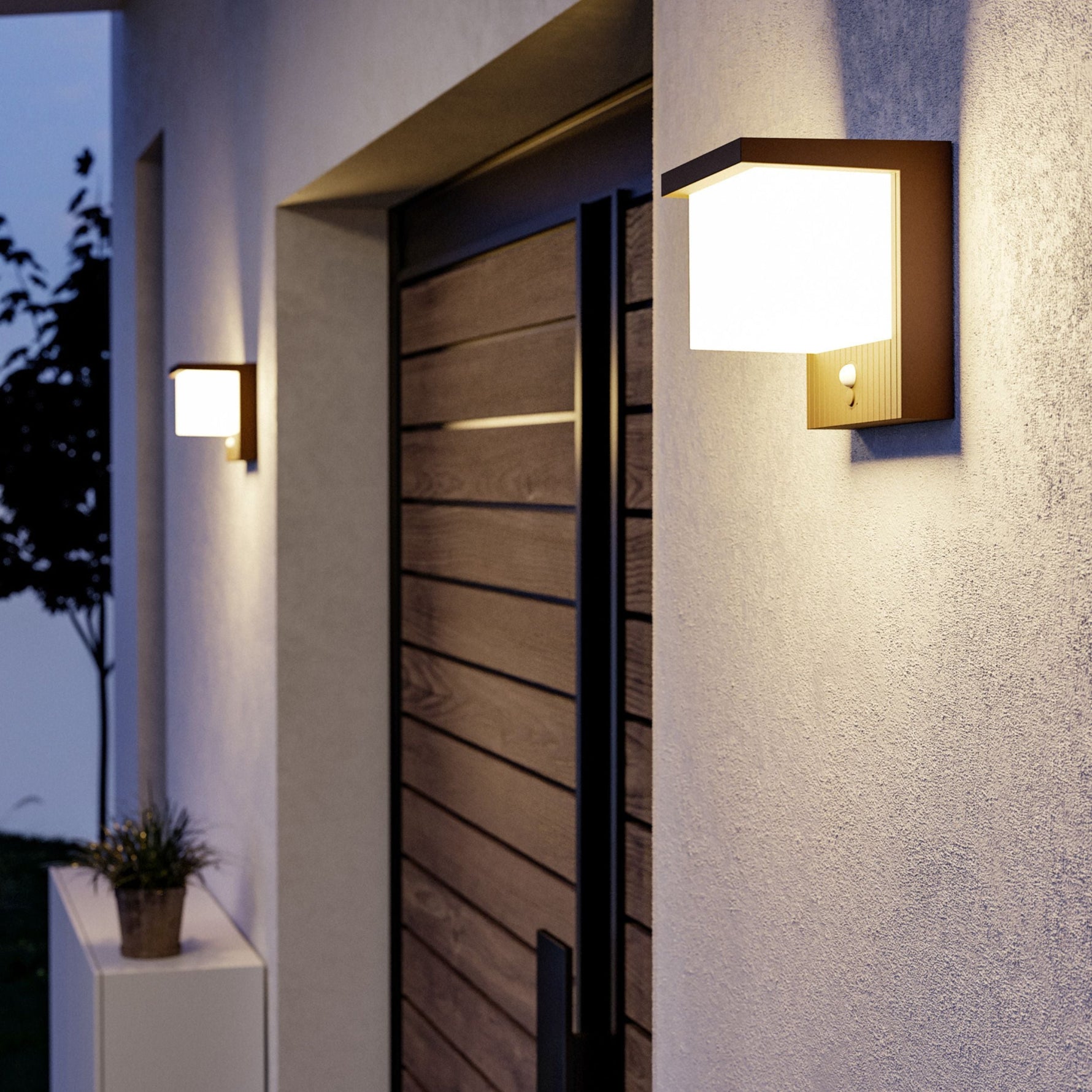 Eglo EU Fueva 6 White LED Square Surface-Mounted Ceiling Light, 15cm product image - Endon Lighting from First Light Direct with great prices and fast UK delivery