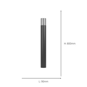 Eglo EU Cropani Plastic & Glass, E27 Modern Outdoor Floor Light, Black