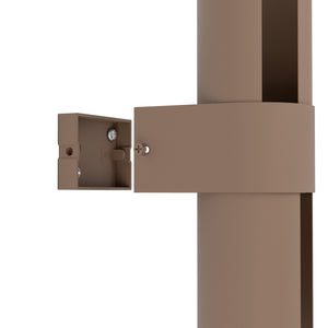 Eglo EU MONTELAURO Wall Light – Auburn, IP65, 3?Step CCT, Outdoor LED Wall Lighting