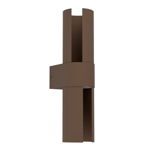 Eglo EU MONTELAURO Wall Light – Auburn, IP65, 3?Step CCT, Outdoor LED Wall Lighting