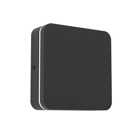 Eglo EU PEDERSANO Outdoor LED Wall Light – Black, 3?Step CCT, Integrated LED, IP44 Exterior Lighting