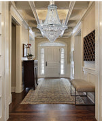 Searchlight Electric Versailles  19Lt Chandelier  - Chrome Metal & Crystal 9112-102CC