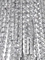 Searchlight Electric Versailles  9Lt Chandelier  - Chrome Metal & Crystal 9112-52CC
