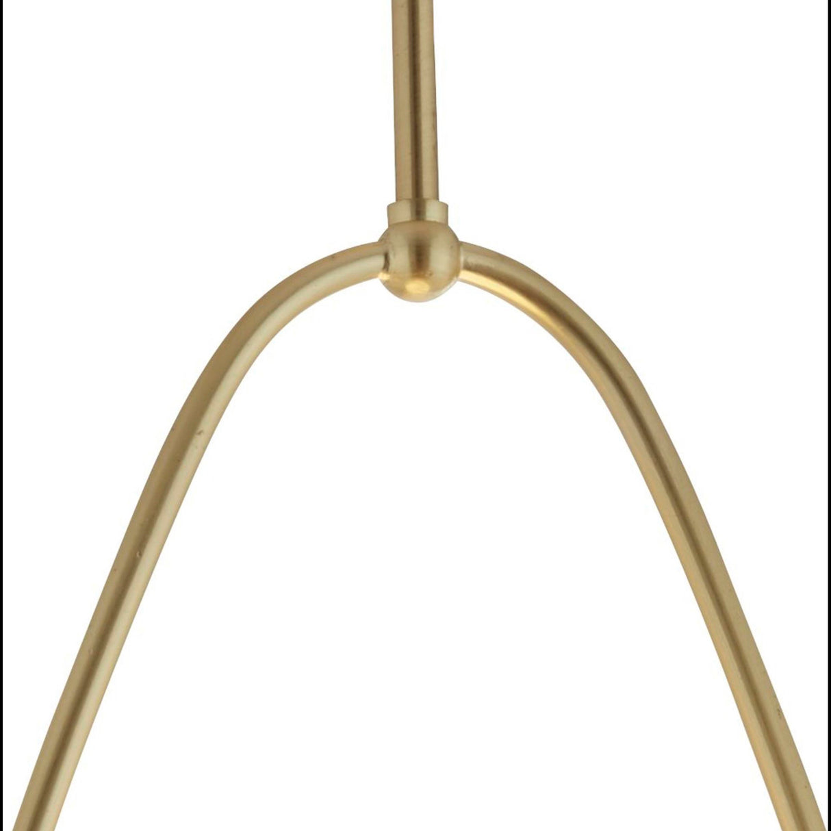 Searchlight Electric Avalon  Pendant  - Gold Metal & Opal Glass 9171-1GO
