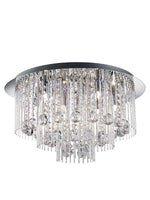 Beatrix 8Lt Flush - Chrome Metal & Crystal