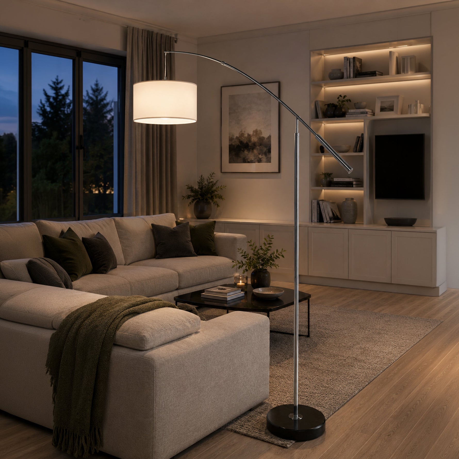 Eglo EU Manzanares White and Gold 3-Light Ceiling Light product image - Endon Lighting from First Light Direct with great prices and fast UK delivery