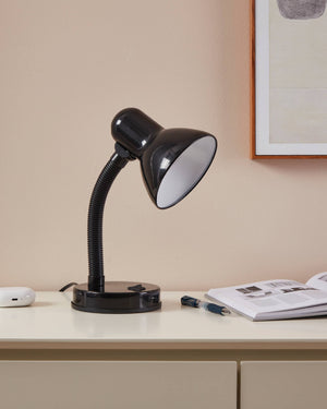 Eglo EU Basic Black Plastic Flexible Table Lamp