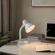 Eglo EU Basic White Plastic Flexible Table Lamp