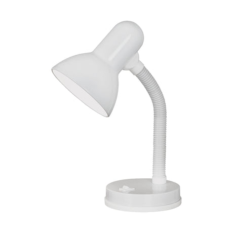 Eglo EU Basic White Plastic Flexible Table Lamp