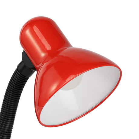 Eglo EU Basic Red Plastic Flexible Table Lamp