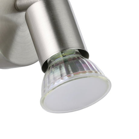 Eglo EU Buzz-LED Satin Nickel Steel Single Spotlight