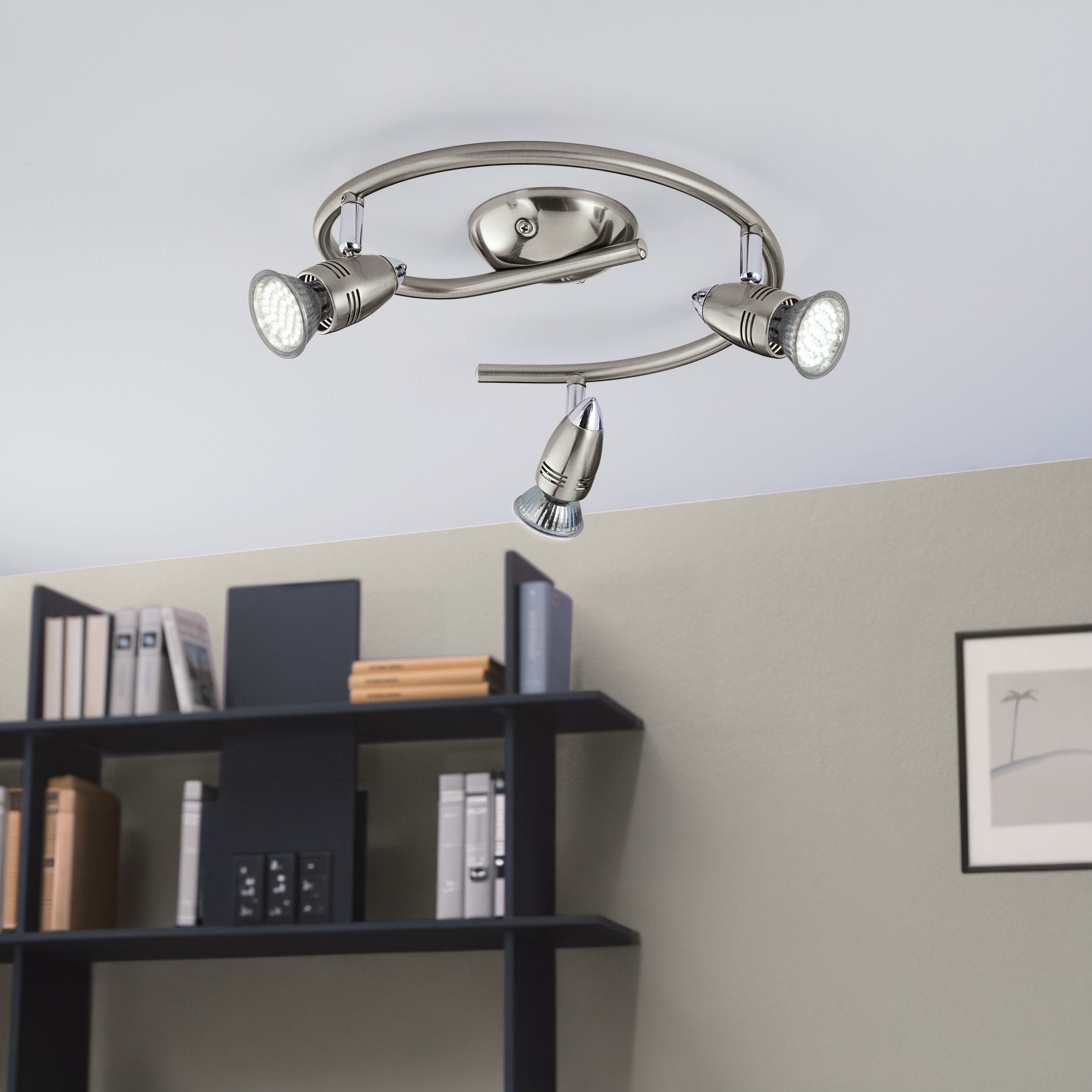 Eglo EU VERRES Outdoor Wall Light with Sensor – Stainless Steel & White, E27, IP44, Exterior Lighting