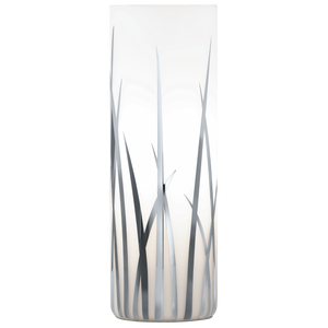 Eglo EU RIVATO Table Lamp – White Glass with Chrome Detail, E27, Inline Switch, Indoor Lighting