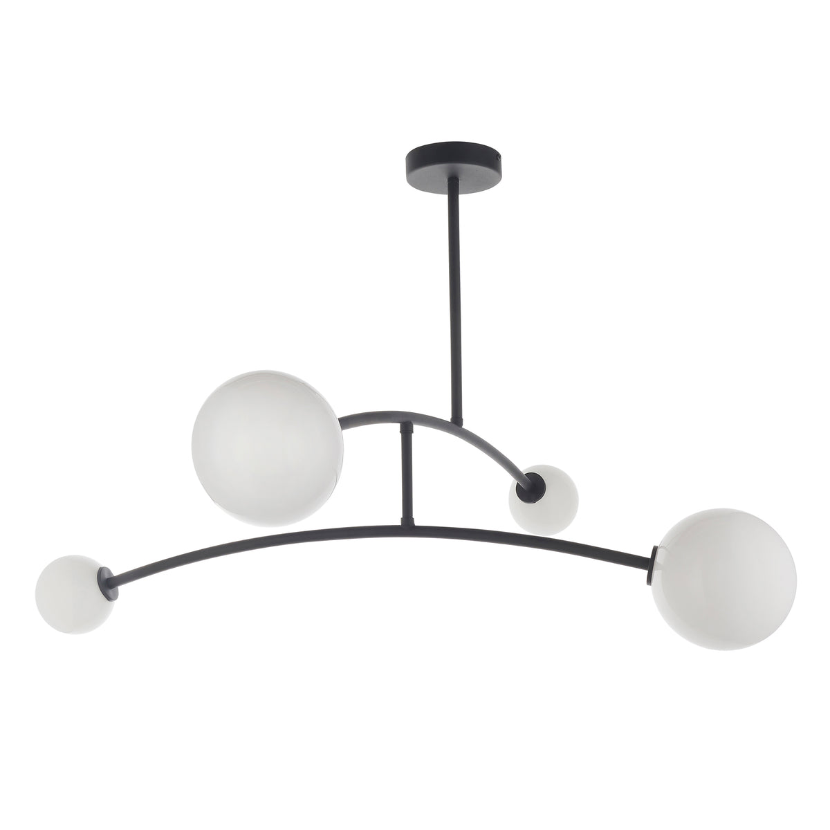 Endon Lighting Balance 92940 Balance 4 Light Semi Flush Light Fitting