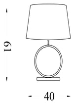 Searchlight Electric Elegant Table Lamp -Matt Black Metal With Burnt Orange Shade 93101OR