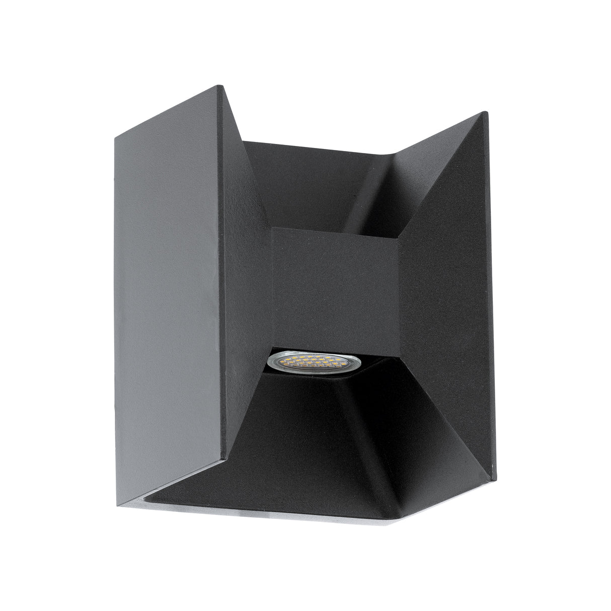 Eglo EU Morino Aluminium LED Modern Outdoor Wall Light, Anthractire