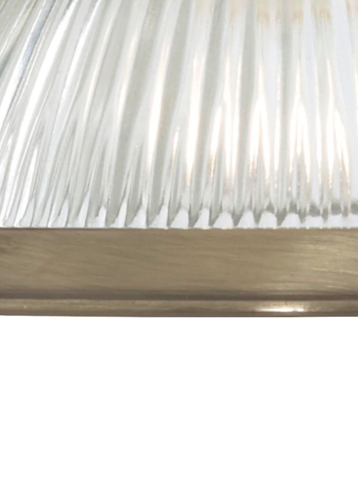 Searchlight Electric American Diner Wall Light - Antique Brass & Ribbed Glass 9341-1