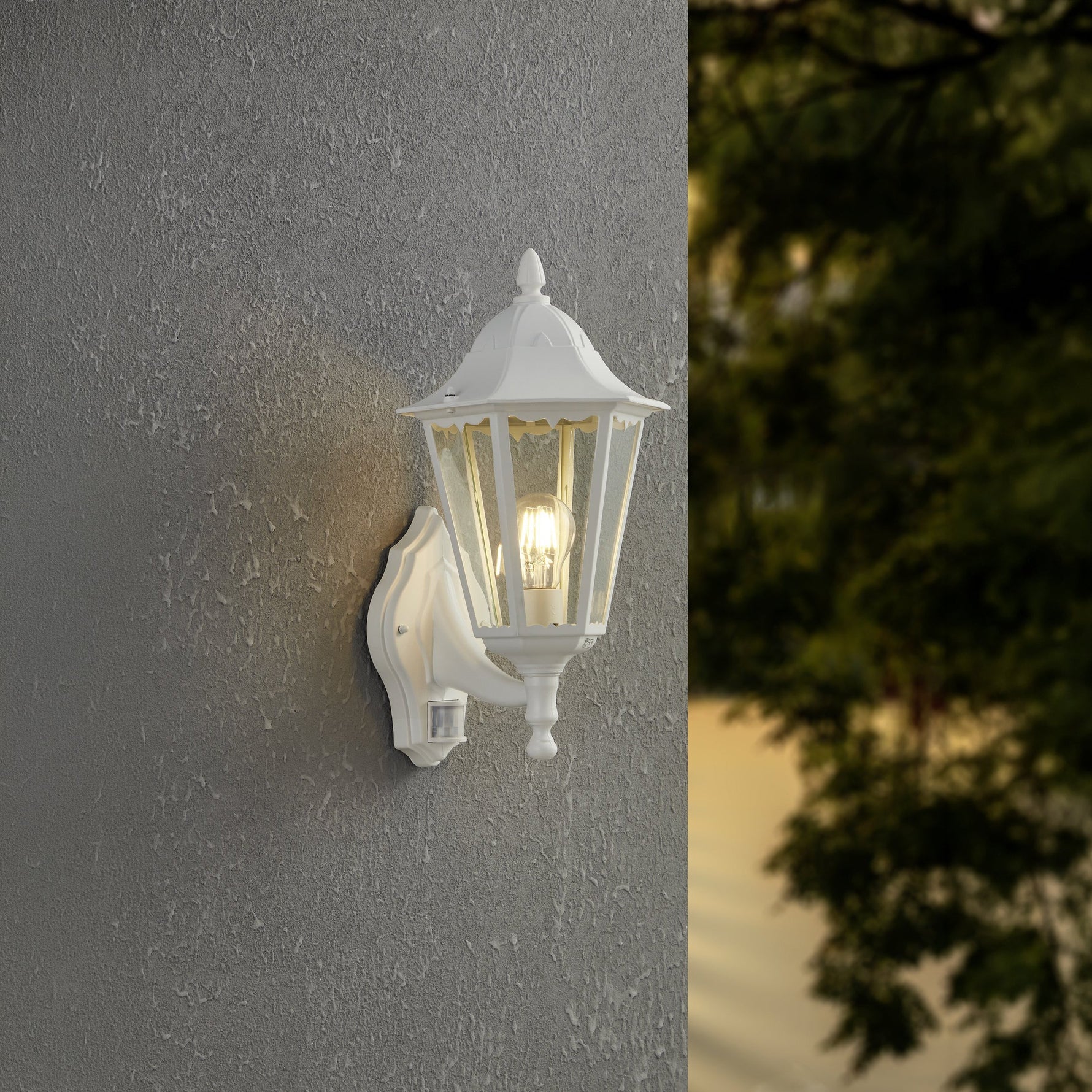 Eglo EU Crespillo White Plastic LED Ceiling Light, 31.5cm product image - Endon Lighting from First Light Direct with great prices and fast UK delivery