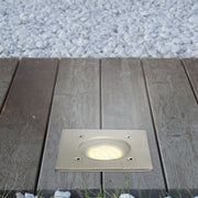 Eglo EU LAMEDO Recessed Ground Light – Stainless Steel, Integrated LED, Warm White, Heavy?Duty Outdoor In?Ground Lighting