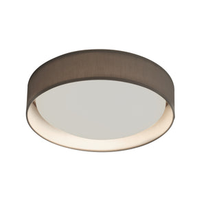 Searchlight Electric Gianna Flush - Grey Fabric & Acrylic Diffuser 9371-50GY