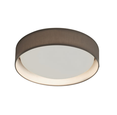 Searchlight Electric Gianna Flush - Grey Fabric & Acrylic Diffuser 9371-50GY