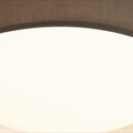 Searchlight Electric Gianna Flush - Grey Fabric & Acrylic Diffuser 9371-50GY