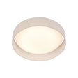 Gianna LED Flush Ceiling Light - Acrylic, & Fabric Shade